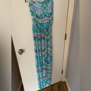 Colorful summer maxi dress  Size medium